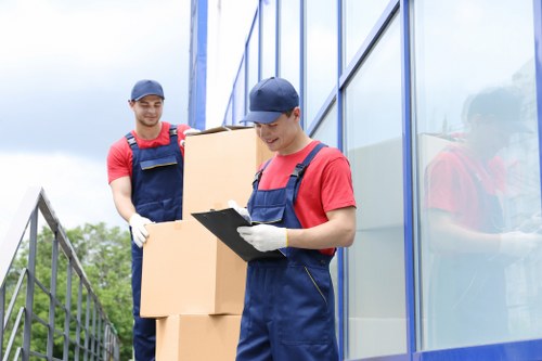 Lambeth Removals team preparing a careful home move