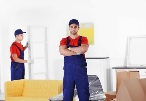 Removals service supporting a flat move in South London