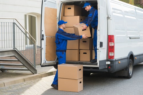 Local removals crew loading items for a Lambeth move