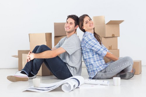 Careful packing and furniture handling during a local move