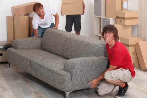 Professional movers handling a residential relocation in Lambeth