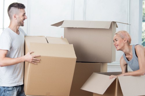 Packing and moving supplies ready for a Lambeth house or flat move