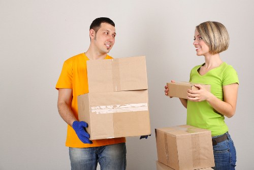 Local removal van service handling household items in Lambeth